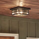 Beacon Square 2 Light 12 inch Olde Bronze Outdoor Flush & Semi Flush Mt